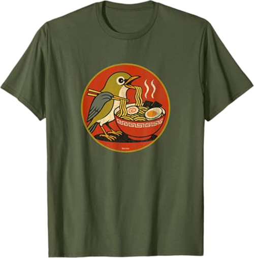 Retro Ramen Bird T-Shirt Retro Ramen Bird T-Shirt